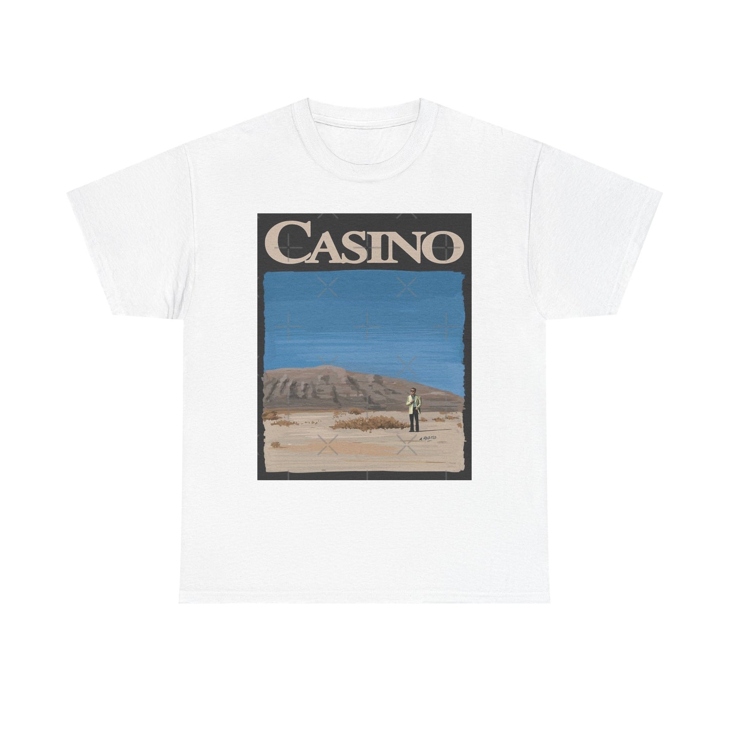 Retro Casino Graphic Unisex Heavy Cotton Tee