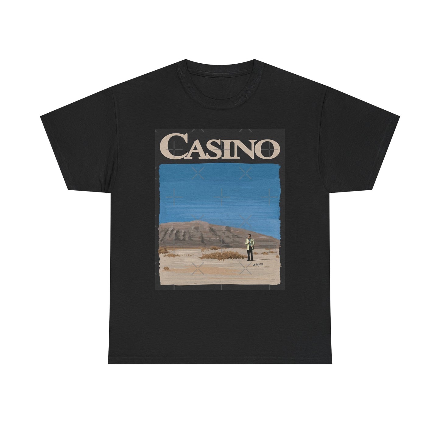 Retro Casino Graphic Unisex Heavy Cotton Tee