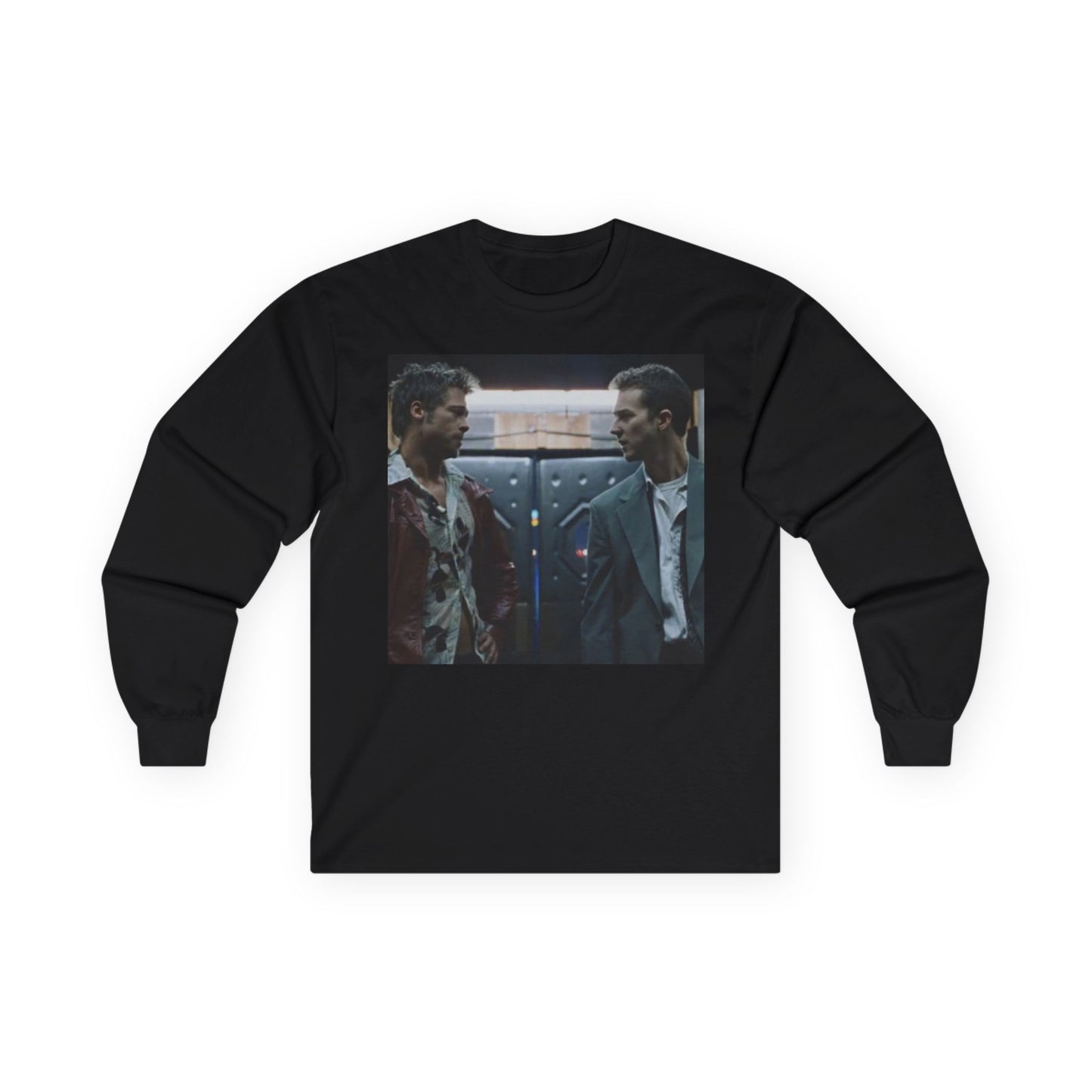 Retro Movie Scene Long Sleeve Tee - Unisex Cotton Shirt for Film Lovers