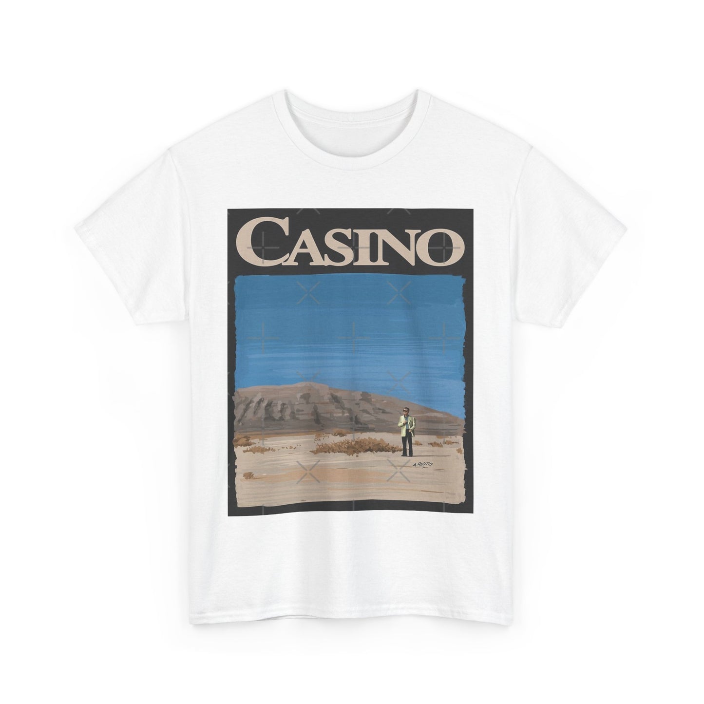 Retro Casino Graphic Unisex Heavy Cotton Tee