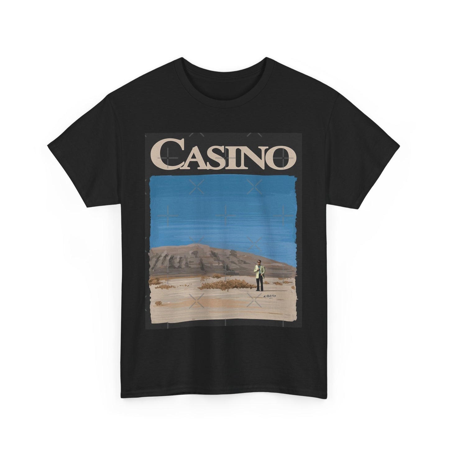 Retro Casino Graphic Unisex Heavy Cotton Tee
